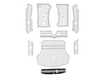 Tappeto baule posteriore dorsale Duetto Spider