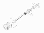 Supporto centrale trasmissione  750 / 101 / 2000 / 2600