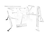 Bullone per guida vetri SX / DX GT Bertone