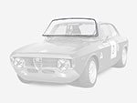 Cornice cromata guarnizione parabrezza GT Bertone