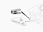 Lamiera supporto paraurti 1300 - 2000 Spider 66 - 82