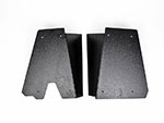 Coppia rivestimenti montante ant. neri Spider 66 - 85