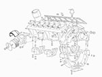 Protezione per supporto motore Ferrari 365 / 400