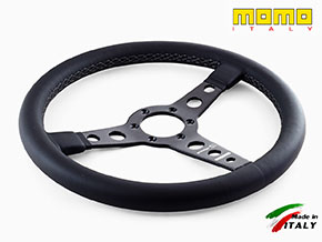 Volante in pelle nero MOMO 350mm  Prototipo CARBON