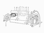 Coperchio basamento motore AR 1900 / 2000