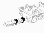 Fuel pump housing gasket on cylinder head 750 Giulietta