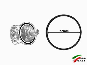 Anello tenuta per carter filtro olio 77 mm 750 / 101 / 105