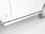Coppia profili sottoporta 750 Giulietta Spider 150cm