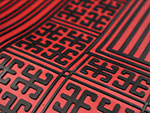 Rubber mat set (6) red GT Bertone hanging pedals