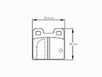 Pastiglie freno post. Pagid Racing 105 / 115  RSH42