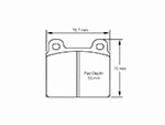 Pastiglie freno anteriore sport GTA / GTAm Pagid RSH 29