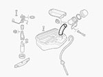 Tubo per serbatoio benzina Spider 2,0 IE / Spica
