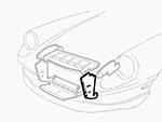 Deflettore convogliatore radiatore laterale sx Spider 83-89