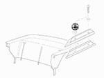 Pomello per copricapote Spider 86 - 93