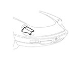 Deflettore convogliatore laterale superiore dx Spider 90-93