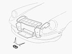 Distanziatore frontale e paraurti ant. 1600 - 2000 Spider
