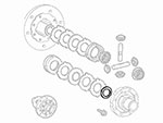 Spessore planetario autobloccante 105 2000cc