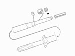 Chiavetta sicurezza piantone sterzo 1300-2000 105/115
