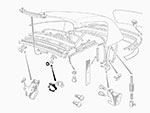 Guida per chiusura capote 1300 - 2000 Spider