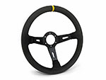 Volante 350mm Deep Corn pelle camoscio (65mm)