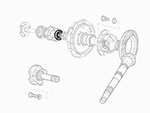 Cuscinetto scatola diff. + alb prim. 75 / GTV6 / ES30 SZ/RZ
