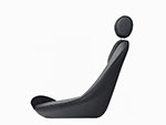 Sedile sport Nrburgring cotone nero