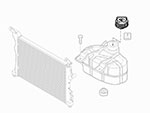 Tappo per serbatoio acqua AR Mito / Giulietta / Abarth 500