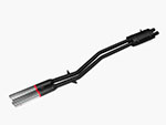 ANSA Rear exhaust right Ferrari 250 GTE 1800mm