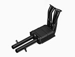 ANSA Marmitte anteriore DX 275 GTB/4 - GTS/4
