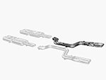 Sport Rear exhaust right  Ferrari 330 GTC / 365 GTC