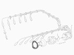 Guarnizione per spinterogeno Alfa / Ferrari / Fiat / Lancia