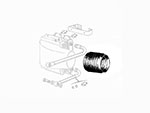 Air intake hose Ferrari 208 - 308 / 328 + 308QV / 246