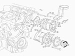 Cinghia per alternatore inferiore Ferrari 400 / 412