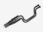 Silenziatore posteriore sinistro 365 GTB/4 Daytona USA