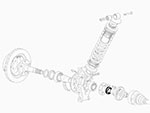 Paraolio albero semiasse Ferrari