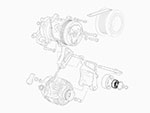 Cuscinetto per Rullo poly-V  Ferrari 355 / 456 / 550