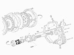 Supporto per cuscinetto frizione Testarossa / F40 / GTO