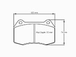 Pastiglie freno anteriore Pagid Sport  Ferrari 550 / 575 
