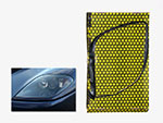 Rubber gasket for headlamp left  Ferrari 550 / 575
