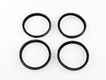 Rear light housing rubber seal set (4) Ferrari GTB/4