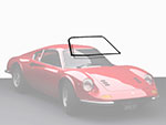 Guarnizione parabrezza Ferrari Dino 206 - 246