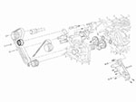 Tensioner bearing for timing belt Ferrari 360 Modena