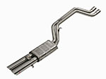 ANSA Silenziatore posteriore DX F 400 / 400 i / 412 INOX