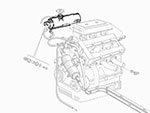 Overflow container Ferrari Dino 206 / 246