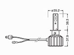 Set Osram Night breaker 12V LED H1 - LED