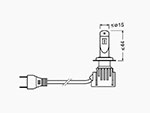 Set Osram Night breaker 12V LED H7 - LED