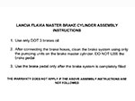 Brake master cylinder 25mm Lancia Flavia 1500 / 1800