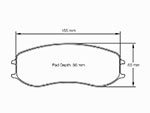 Brake pads front Pagid Racing S4928	RSL 1