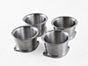 Set (4) Carburetor trumpet 48mm, 48mm long, open