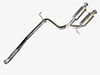 Centre exhaust muffler 164 3,0 V6 Q4
